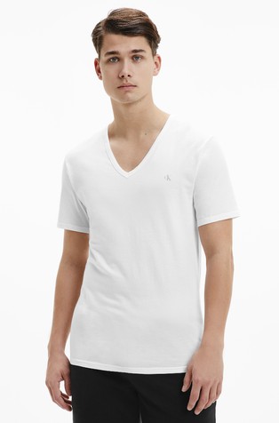 CALVIN KLEIN Paket 2 majic s kratkimi rokavi - CK ONE Bela - White 2