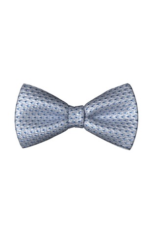 Patterned silk bow tie