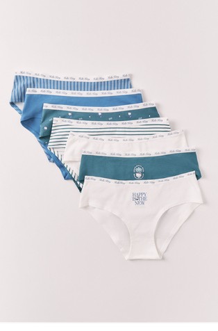 Hello Kitty stretch cotton 7-pack panties