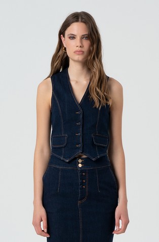 Denim gilet