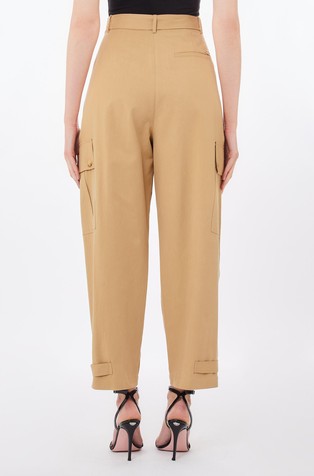 LIU JO Cropped cargo hlače Bež - Beige 2