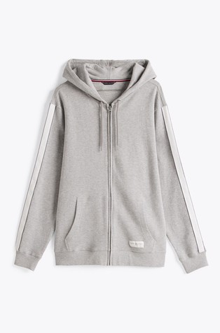 TOMMY HILFIGER TH Established jopa s kapuco Siva - Gray 5