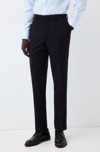 Serie XXI slim fit striped trousers