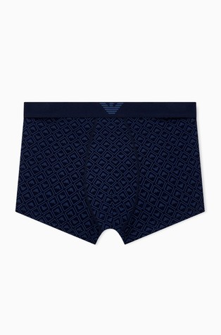 Stretch cotton patterned boxer briefs