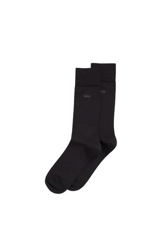 Regular-length logo socks in a wool blend