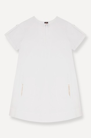 Linen and cotton blend dress