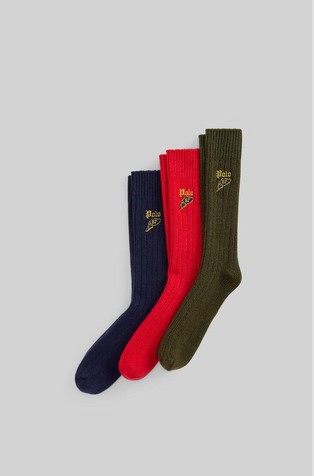 3-pack Wool-blend Socks