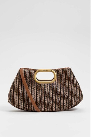 Maxi pisemska torbica v videzu rafije