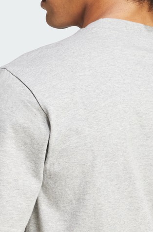 ADIDAS Essentials Small Logo Single Jersey T-Shirt Gray 4