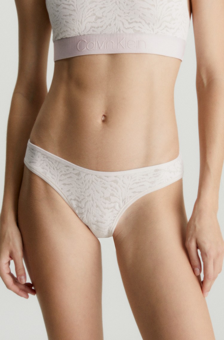 CALVIN KLEIN Lace Bikini Briefs - Intrinsic Pink 