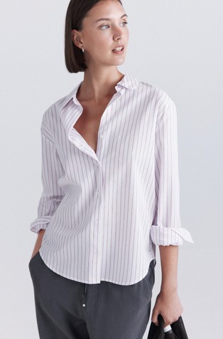 Striped cotton shirt