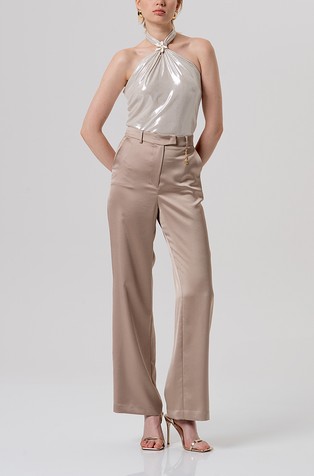 Palazzo pant flare made in satin