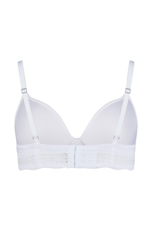 SKINY Classicotton padded triangle bra White 5