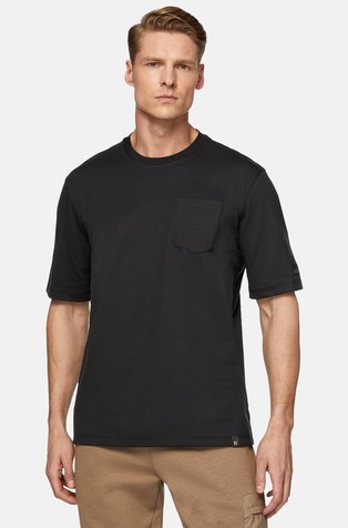 Majica s kratkimi rokavi iz bombažne mešanice