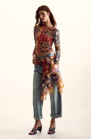 Bluza z vzorcem oblikovalca Christiana Lacroixa