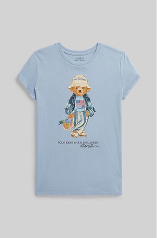 Polo Bear majica s kratkimi rokavi iz bombažnega jerseya