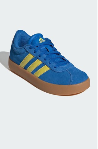 ADIDAS VL Court 3.0 superge iz semiša Modra - Bright Royal / Pure Sulfur / Gum 2
