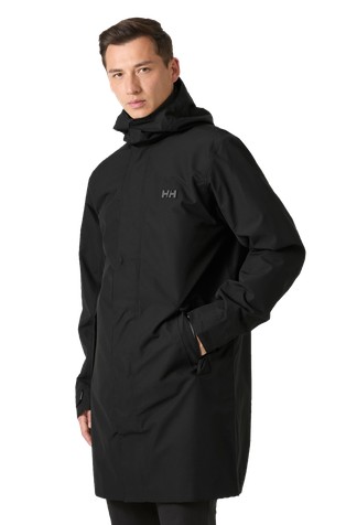 City Raincoat with Removable Hood