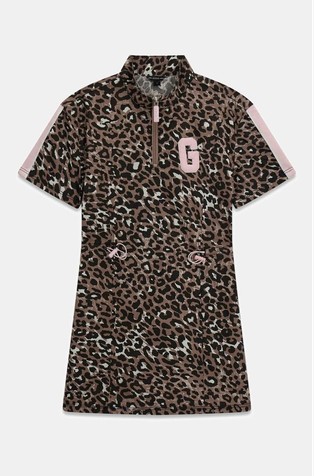 Animal-print short dress