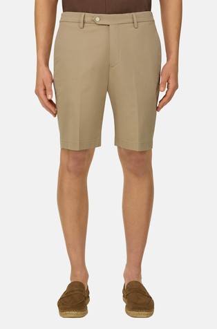 Bermuda hlače iz raztegljivega bombaža