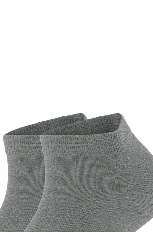 FALKE Happy paket 2 parov nizkih nogavic Siva - Gray 4