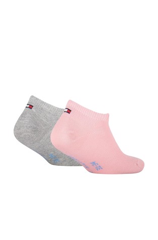 TOMMY HILFIGER Paket 2 parov nogavic Roza - Pink/Gray 2