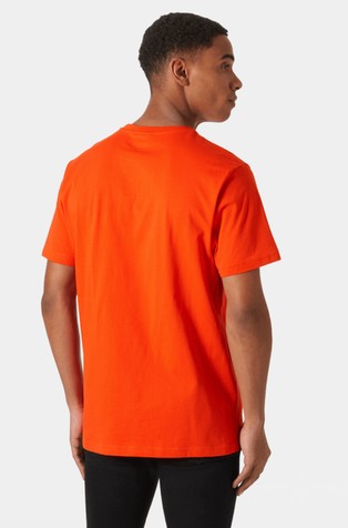 HELLY HANSEN Box organic cotton logo t-shirt Orange 2