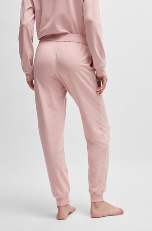 HUGO BOSS Relaxed fit trenirka s kontrastnim logotipom Roza - Pink 2
