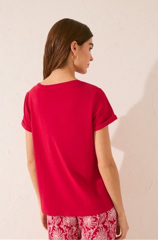 WOMEN'SECRET Cotton T-shirt Red 2