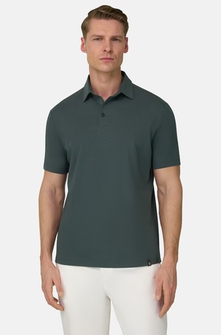 Polo Shirt In Stretch Pima Cotton