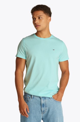 Regular fit majica z okroglim izrezom