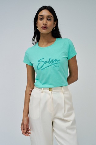 T-shirt with branding