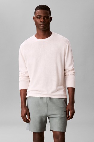 Kratke hlače iz bombažne mešanice s frotirano notranjostjo