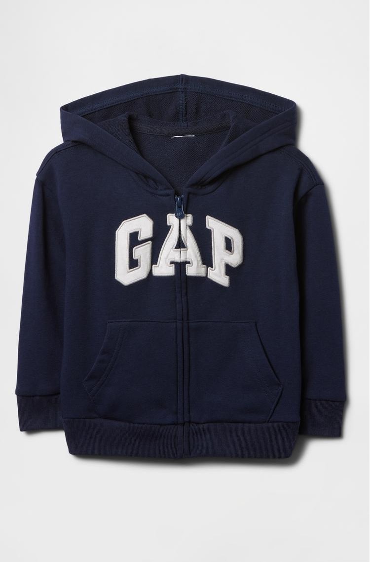 GAP Gap logo jopa s kapuco za malčke Modra - Blue 