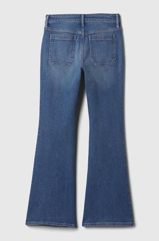 GAP Jeans hlače na zvonec za deklice Modra - Medium Wash 5