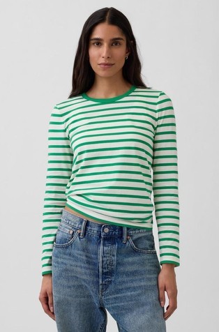 Ženska majica z dolgimi rokavi iz organskega bombaža