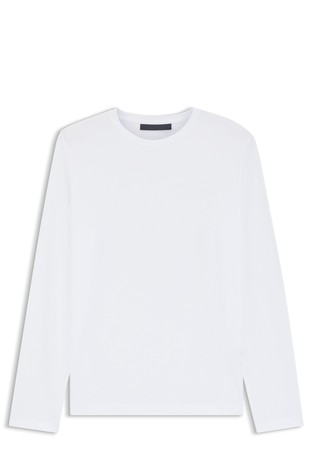 Beckham x Boss majica z dolgimi rokavi iz merceriziranega bombaža