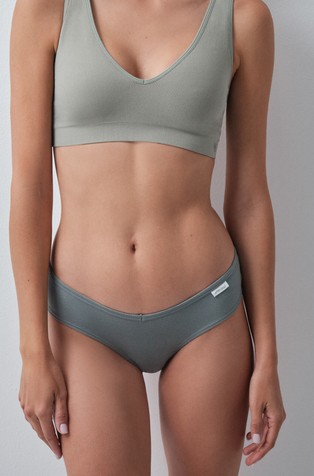 Ribbed brazilian briefs
