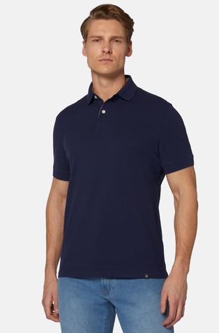 Regular Fit Cotton Pique Polo Shirt