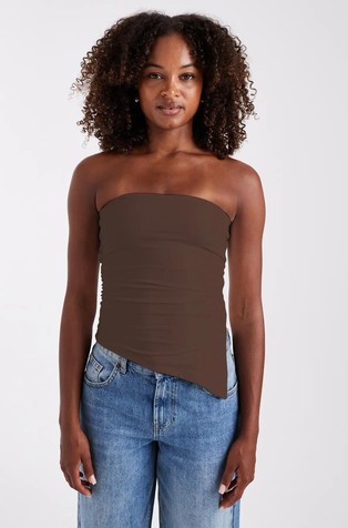 TSMADISON bandeau top s stranskim razporkom