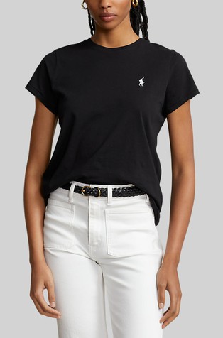 Cotton jersey crewneck tee