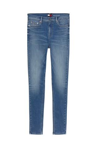 TOMMY HILFIGER Nora Mid Rise Skinny Jeans Blue 5