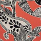 Orange Patterned
