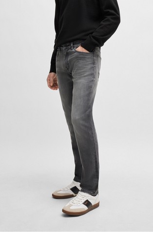 Slim-fit jeans in soft-motion denim