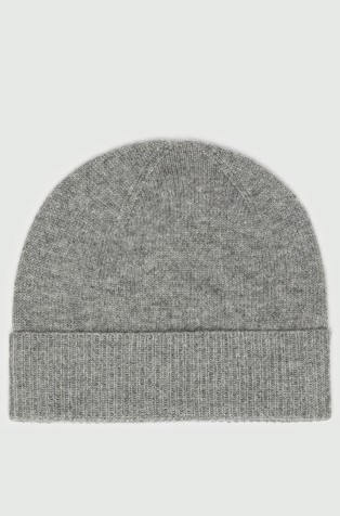 Wool-cashmere blend hat