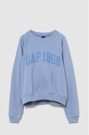 Gap logo ženski pulover z raglan rokavi
