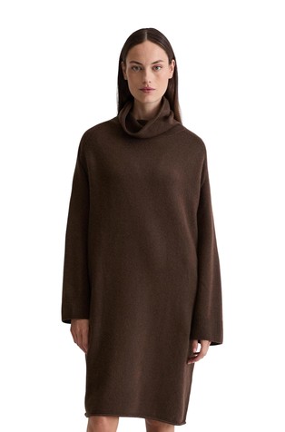 Relaxed fit pletena obleka iz volnene mešanice