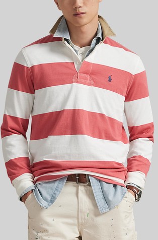 Classic fit Striped Rugby Shirt