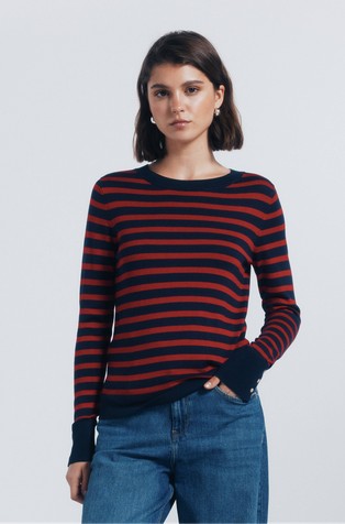 Fine jersey with buttons and cuffs