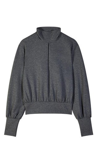 Relaxed fit pleten pulover